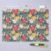 Kerstmis poinsettia hertenpatroon tissuepapier (Craft)