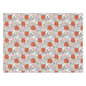 Kerstmis poinsettia naadloos patroon tafelkleed (Voorkant (Horizontaal))