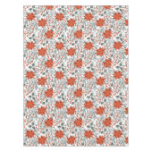 Kerstmis poinsettia naadloos patroon tafelkleed (Voorkant)