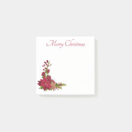 Kerstmis Poinsettia Post-It Notes