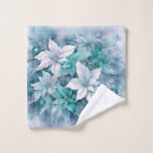 Kerstmis Poinsettias Bad Handdoek (Wasdoekje)