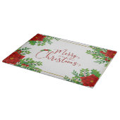 Kerstmis Poinsettias Snijplank (Hoek)