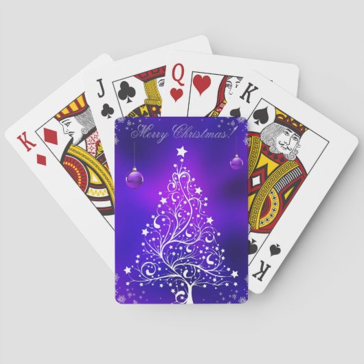 Kerstmis Pokerkaarten (Achterkant)