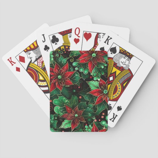 Kerstmis Pokerkaarten (Achterkant)