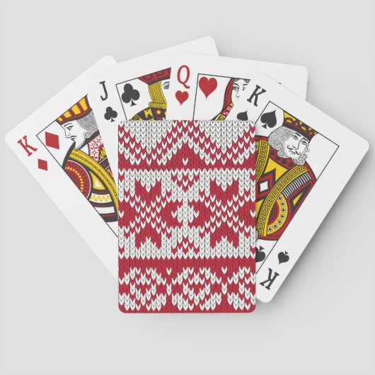 Kerstmis Pokerkaarten (Achterkant)