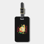 Kerstmis Pomeranian Prettig Kerstmis Essentials T- Bagagelabel (Voorkant verticaal)