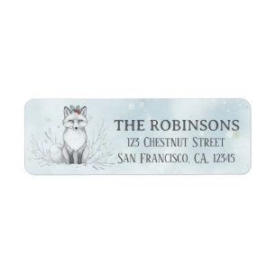 Kerstmis Poolvos Custom Kerstmis Etiket