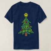 Kerstmis pootboom t-shirt (Design voorkant)