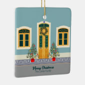 Kerstmis Portugees Feestelijk Huis Keramisch Ornament (Rechts)