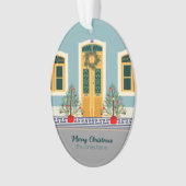 Kerstmis Portugees Feestelijk Huis Ornament (voorkant)