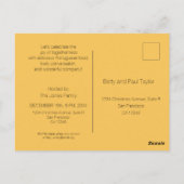 Kerstmis Portugees Huis feest uitnodiging (Achterkant)