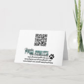 Kerstmis - Portugese Waterhond - Lucy Feestdagen Kaart (Achterkant)