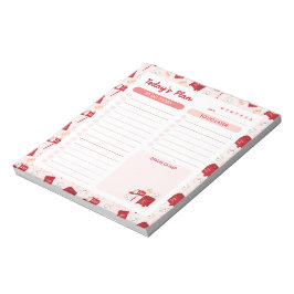 Kerstmis Post Dagelijkse Takenlijst Planner Notitieblok