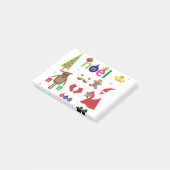 Kerstmis Post-it® Notes (Schuin)