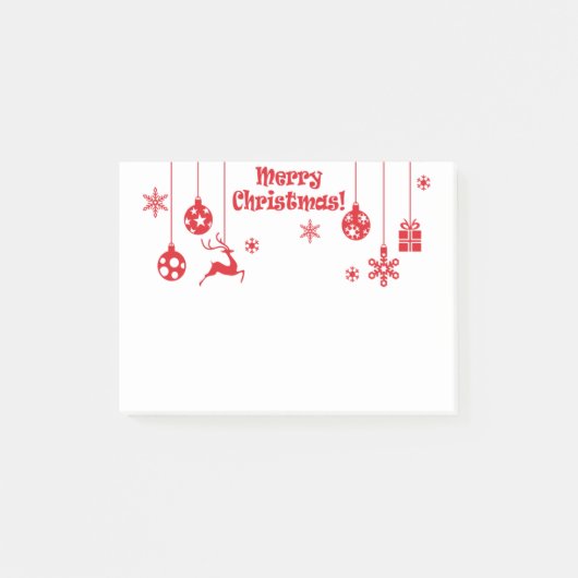 Kerstmis Post-it® Notes (Voorkant)