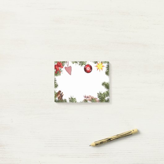 Kerstmis Post-it® Notes (Op bureau)