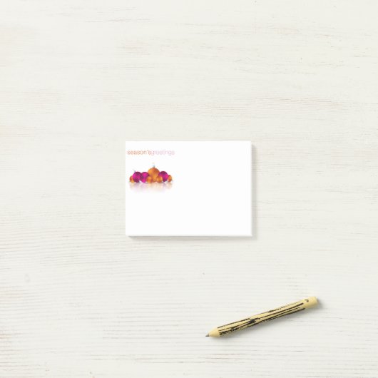 Kerstmis Post-it® Notes (Op bureau)