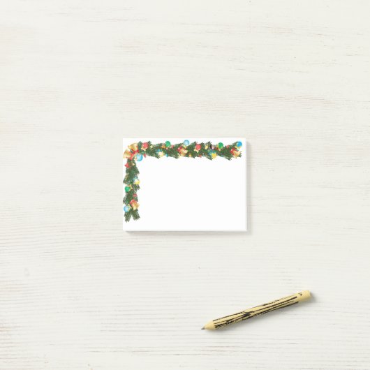 Kerstmis Post-it® Notes (Op bureau)
