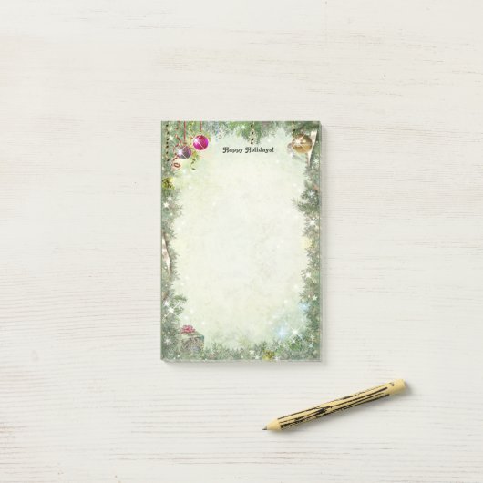 Kerstmis Post-it® Notes (Op bureau)