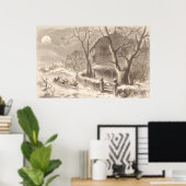 kerstmis poster (Thuiskantoor)