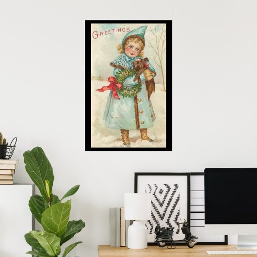 Kerstmis Poster (Thuiskantoor)