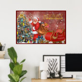 Kerstmis Poster (Thuiskantoor)