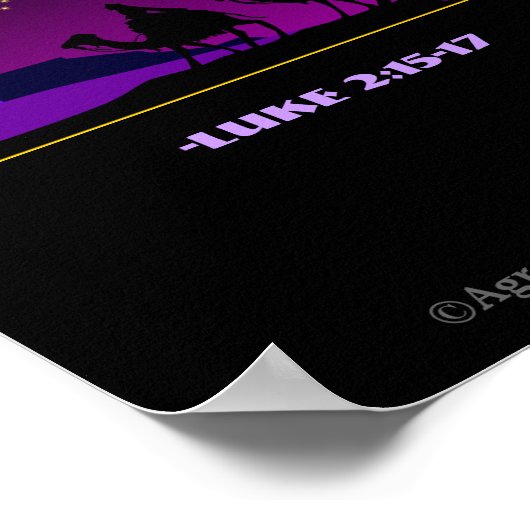 Kerstmis Poster (Hoek)