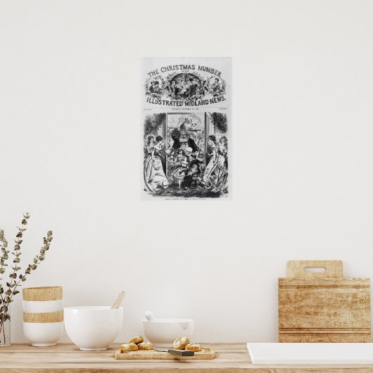 Kerstmis Poster (Keuken)