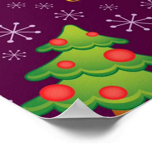 Kerstmis Poster (Hoek)