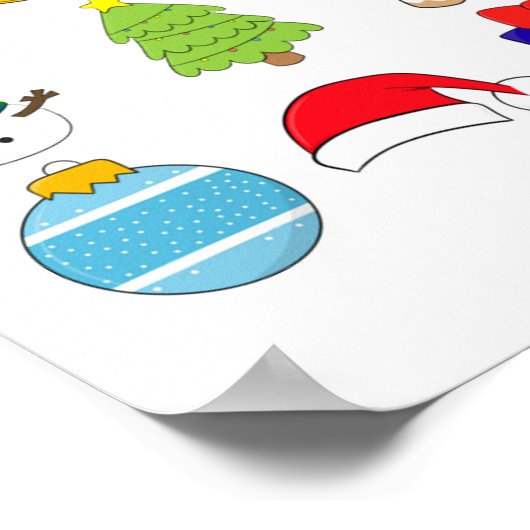 Kerstmis Poster (Hoek)