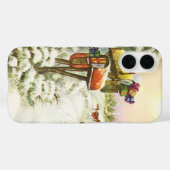 Kerstmis, postvakken in het winterlandschap Case-Mate iPhone case (Achterkant (horizontaal))