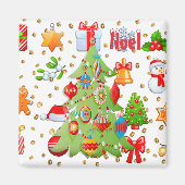 Kerstmis Potpourri Magneet (Voorkant)