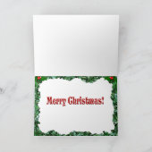 Kerstmis Prachtige opa Kaart (Binnen)