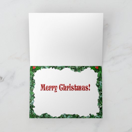 Kerstmis Prachtige opa Kaart (Binnen)