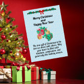 Kerstmis presenteert feestdag Kaart