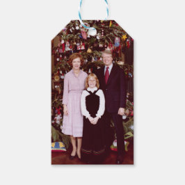 Kerstmis President James Jimmy Carter Witte Huis Cadeaulabel