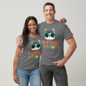 Kerstmis Prettig Kerstfeest Grappige Kat T-shirt (Unisex)