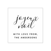 Kerstmis Prettig Kerstfeest met liefde van Rubberstempel (Afrduk)