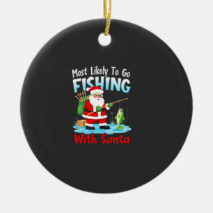 Kerstmis Prettig Kerstfeest Voor Cadeau Vissen Ker Keramisch Ornament