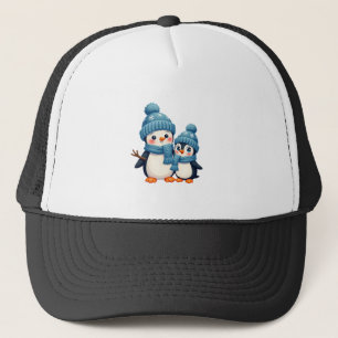 Kerstmis Prettig Kerstmis Voor Cadeau Pinguïn Snee Trucker Pet
