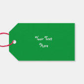 Kerstmis Prettige feestdagen cadeau labels groen Cadeaulabel (Achterkant Horizontaal)