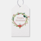 Kerstmis Prettige feestdagen Cadeaulabel (Voorkant)