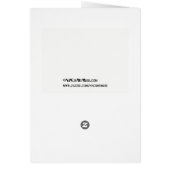 Kerstmis Prettige feestdagen kerstKaart (Achterkant)