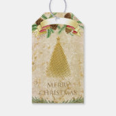 Kerstmis, prettige kerstcadeautjes Labels Cadeaulabel (Achterkant)