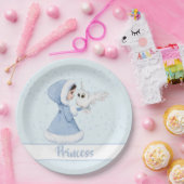 Kerstmis Prinses Uil Winter Sneeuwvlokken Papieren Bordje (Feest)