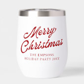 Kerstmis “Proost”Kerstman Schoorsteen Grappige Fee (Achterkant)