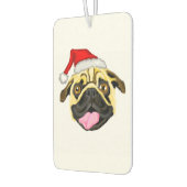 Kerstmis Pug-auto geurverfrisser Luchtverfrisser (Links)