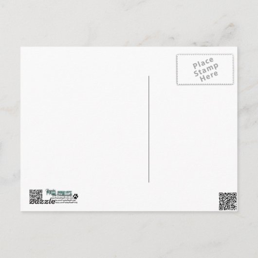 Kerstmis - Pug - Lily Lou Feestdagenkaart (Achterkant)