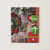 Kerstmis - Pug - Lily Lou Legpuzzel (Verticaal)