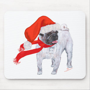 Kerstmis Pug Muismat